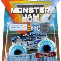 Monster Jam, Fire & Ice Soldier Fortune Black Ops Monster Truck, Die-Cast Vehicle, Walmart Exclusive, 1:64 Scale Spin Master