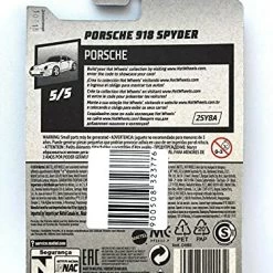 Mattel Hot Wheels 2020 Porsche 918 Spyder, Blue 94/250