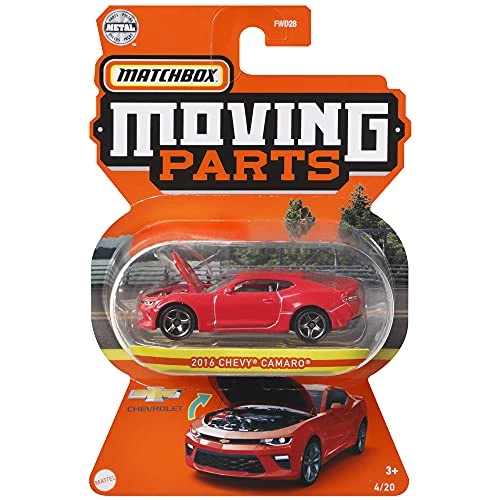 Mattel Matchbox 2016 Chevy Camaro (red) 4/20, 2021 Moving Parts 7 Mattel Matchbox 2016 Chevy Camaro (red) 4/20, 2021 Moving Parts