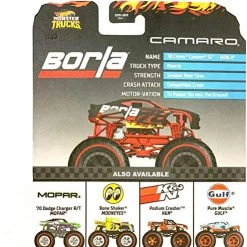 DieCast Hot Wheels Monster Trucks 1:64 Scale Exclusive Redlines '18 Chevy Camaro SS-Borla 5/5 (red/Black)
