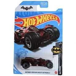 DieCast Hot Wheels Batman Arkham Knight Batmobile, Batman 1/5 [red]