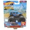 Toy Choo Choo Mattel Hot Wheels Monster Trucks Jeeps, [Blue] Plus Re-Crushable Car 59/75