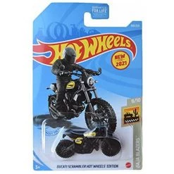 DieCast Hot Wheels Ducati Scrambler, Baja Blazers 9/10 [Black Mooneyes] 169/250