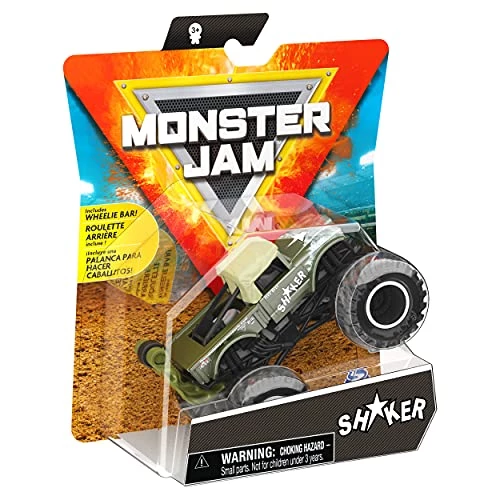 Monster Jam 2021 Spin Master 1:64 Diecast Monster Truck With Wheelie Bar: Arena Favorites Shaker 5 Monster Jam 2021 Spin Master 1:64 Diecast Monster Truck With Wheelie Bar: Arena Favorites Shaker