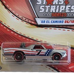 Hot Wheels Stars & Stripes Series '68 El Camino 6/10, Gray
