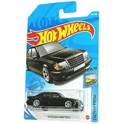 DieCast Hot Wheels Mercedess Benz 500 E - Factory Fresh 8/10 [Black] 145/250 Mattel