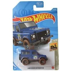 DieCast Fisher-Price Hot Wheels Land Rover Defender 90, Baja Blazers 4/10 Blue 32/250