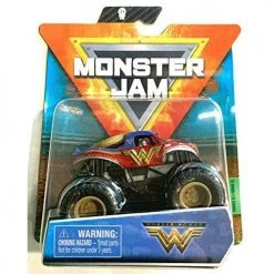DieCast DC Comics Monster Jam Wonder Woman 1:64 Scale, 2021 Series 12