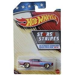 Mattel Hot Wheels Stars & Stripes Series '68 Plymouth Barracuda Super Stock Hemi 9/10, Red
