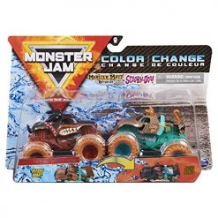 Monster Jam 2020 Color Change 1:64 Scale Double Pack [Scooby Doo + Monster Mutt] Spin Master