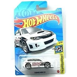 DieCast Hot Wheels Subaru WRX STI - HW Speed Graphics 2/10 [White] 68/250 Mattel