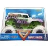 Spin Master Monster Jam, Official Inverse Grave Digger (White) Monster Truck, Die-Cast Vehicle, 1:24 Scale