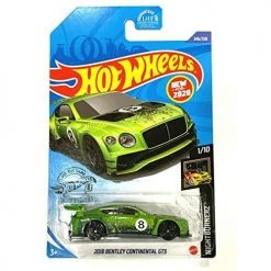 DieCast Hot Wheels 2018 Bentley Continental GT3 246/250 Green [NightBurnerz 1/10]