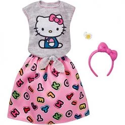 Mattel Barbie Fashion Pack Hello Kitty Dress, Bag And Sunglasses 14 Mattel Barbie Fashion Pack Hello Kitty Dress, Bag And Sunglasses