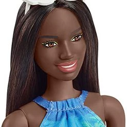 Barbie Loves The Ocean Beach-Themed Doll (11.5-inch Brunette), Made From Recycled Plastics, Wearing Fashion & Accessories, Gift For 3 To 7 Year Olds Mattel 9 Barbie Loves The Ocean Beach-Themed Doll (11.5-inch Brunette), Made From Recycled Plastics, Wearing Fashion & Accessories, Gift For 3 To 7 Year Olds Mattel