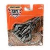 Sky Busters, Matchbox Matchbox Sky Busters Enemy Strike Jet, Black And Gray Mattel