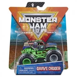 Monster Jam 2020 Spin Master 1:64 Diecast Monster Truck With Wristband: Wreckless Trucks Grave Digger