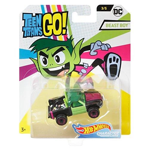 Hot Wheels Teen Titans Go Beast Boy Vehicle, 1:64 Scale Mattel 1 Hot Wheels Teen Titans Go Beast Boy Vehicle, 1:64 Scale Mattel