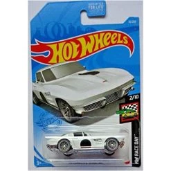 DieCast Hot Wheels '64 Corvette Sting Ray (White) 10/250 - HW Race Day 2/10