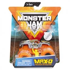 Toy Choo Choo Spin Master MJ 2019 Monster Jam Max-D With Orange Tires 1:64
