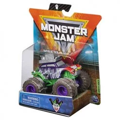 Monster Jam 2020 Spin Master 1:64 Diecast Monster Truck With Wristband: Heroes And Villains Joker