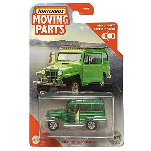 Matchbox Moving Parts 1962 Willys Wagon (Green) 1:64 Scale Mattel 1 Matchbox Moving Parts 1962 Willys Wagon (Green) 1:64 Scale Mattel