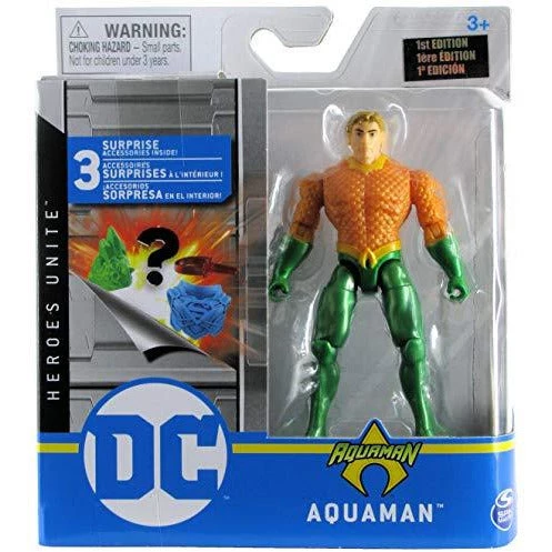 DC Comics DC Heroes Unite 2020 Aquaman (Short Hair) 4-inch Action Figure By Spin Master 1 DC Comics DC Heroes Unite 2020 Aquaman (Short Hair) 4-inch Action Figure By Spin Master