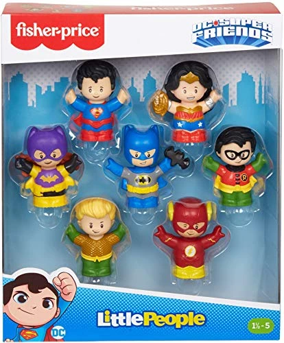 Fisher-Price DC Super Friends Figure Pack By Little People DC Comics 2 Fisher-Price DC Super Friends Figure Pack By Little People DC Comics