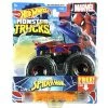 Hot Wheels 2021 Monster Trucks Marvel Spider-Man 8/75 With Re-Crushable Car