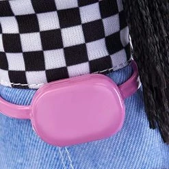 Barbie Doll (11.5-in, Brunette Braided Hair) Wearing Shimmery Top, Skirt & Accessories, Gift For 3 To 7 Year Olds Mattel