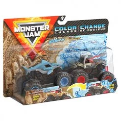 Monster Jam Color Change Megalodon Vs Pirate's Curse - 1:64 Scale Double Pack Spin Master 11 Monster Jam Color Change Megalodon Vs Pirate's Curse - 1:64 Scale Double Pack Spin Master