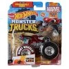 DieCast Hot Wheels Monster Trucks Iron Man [Exclusive Deco, Chase], Includes Crushable Car