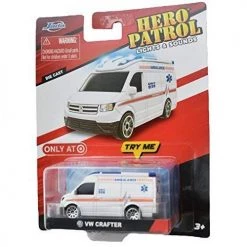 Jada Toys Jada Hero Patrol Lights & Sounds VW Crafter, White
