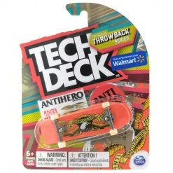 Spin Master Tech Deck Throwback Series Antihero Skateboards Classic Eagle Orange Fingerboard - 2022 Walmart Exclusive
