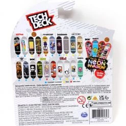 Tech Deck Finesse Skateboards 2021 Series Sonic The Hedgehog Rings Complete Fingerboard Spin Master