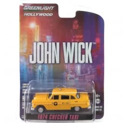 All Toys GreenLight Hollywood Series 33 John Wick Limited Edition 1974 Checker Taxi 1:64 Scale Die-Cast Vehicle
