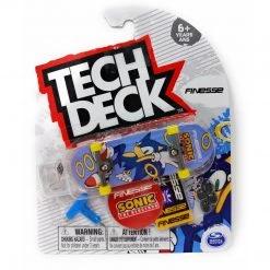 Tech Deck Finesse Skateboards 2021 Series Sonic The Hedgehog Rings Complete Fingerboard Spin Master