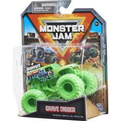 Monster Jam Grave Digger Monster Truck 1:64 Scale Green Hyper Fueled Series 22