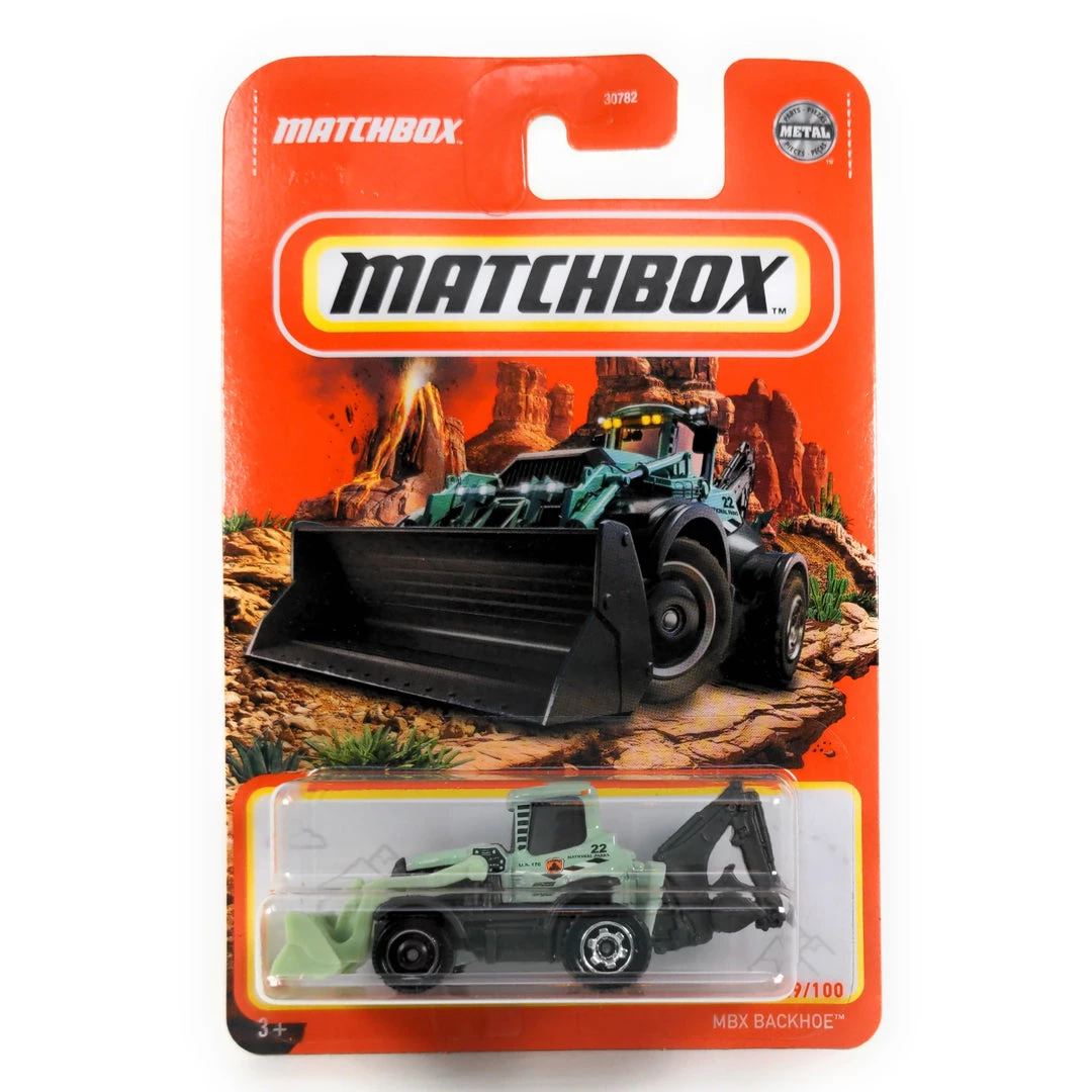 Matchbox MBX Backhoe, MBX Mountain 29/100 Green National Parks 1:64 Scale Vehicle 1 Matchbox MBX Backhoe, MBX Mountain 29/100 Green National Parks 1:64 Scale Vehicle