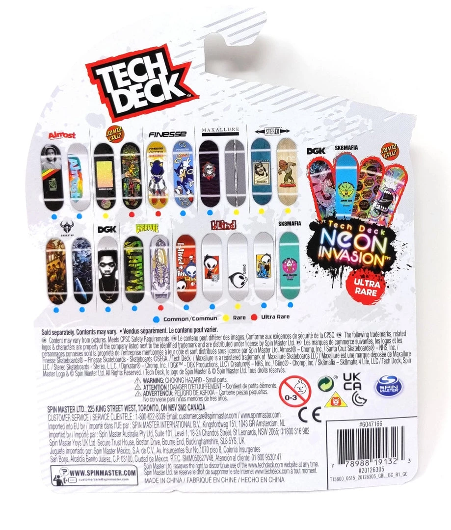 Tech Deck Finesse Skateboards Ultra Rare 2021 Series Metal Sonic Complete Fingerboard 2 Tech Deck Finesse Skateboards Ultra Rare 2021 Series Metal Sonic Complete Fingerboard