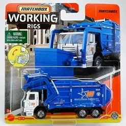 Mattel Matchbox Garbage King XL, Working Rigs 9/16 [Blue]
