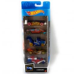 Hot Wheels X-Raycers 5 Pack 1:64 Scale Die-Cast Car Set Featuring Flash Drive, El Viento And More