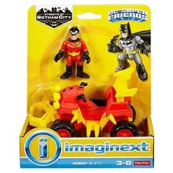 DC Comics Fisher-Price Imaginext DC Super Friends Streets Of Gotham City Robin & ATV