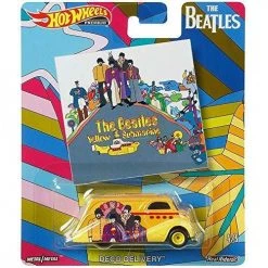 Hot Wheels The Beatles Series Deco Delivery 4/5, Orange/Yellow - Damaged Packaging