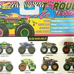 DieCast Hot Wheels Monster Trucks 2021 [Torque Terror 5/75] Neon Shockers #01/07 With Re-Crushable Car