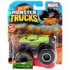 Hot Wheels Monster Trucks Marvel's Hulk With Connect And Crash Car #36/50 2019 1:64 Scale Die-Cast