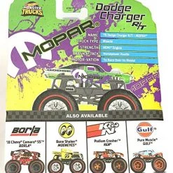 DieCast Hot Wheels Monster Trucks 1:64 Scale Exclusive Redlines 1/5 ['70 Dodge Charger R/T]