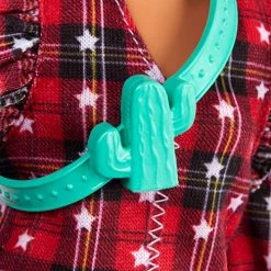 Barbie Fashionistas Doll #157, Curvy With Lavender Hair Wearing Red Plaid Dress, White Cowboy Boots & Teal Cross-Body Cactus Bag, Toy For Kids 3 To 8 Years Old 9 Barbie Fashionistas Doll #157, Curvy With Lavender Hair Wearing Red Plaid Dress, White Cowboy Boots & Teal Cross-Body Cactus Bag, Toy For Kids 3 To 8 Years Old