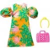 Barbie Fashion Pack Doll Clothes & Accessories Tropical Dress, Yellow Headband Pink Purse