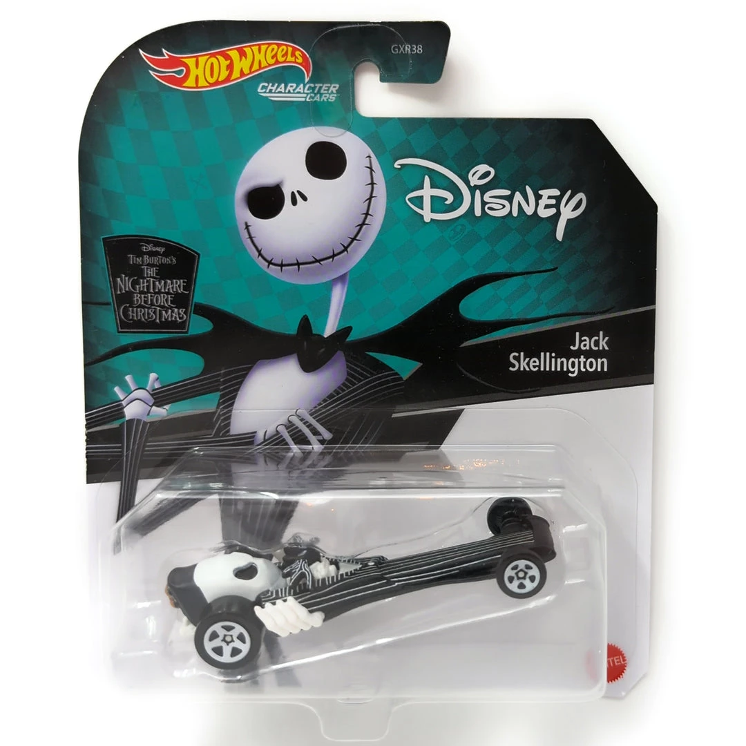 Hot Wheels Character Cars Disney The Nightmare Before Christmas Jack Skellington 1:64 Scale Vehicle 1 Hot Wheels Character Cars Disney The Nightmare Before Christmas Jack Skellington 1:64 Scale Vehicle